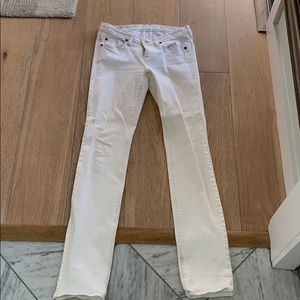 Madewell white denim